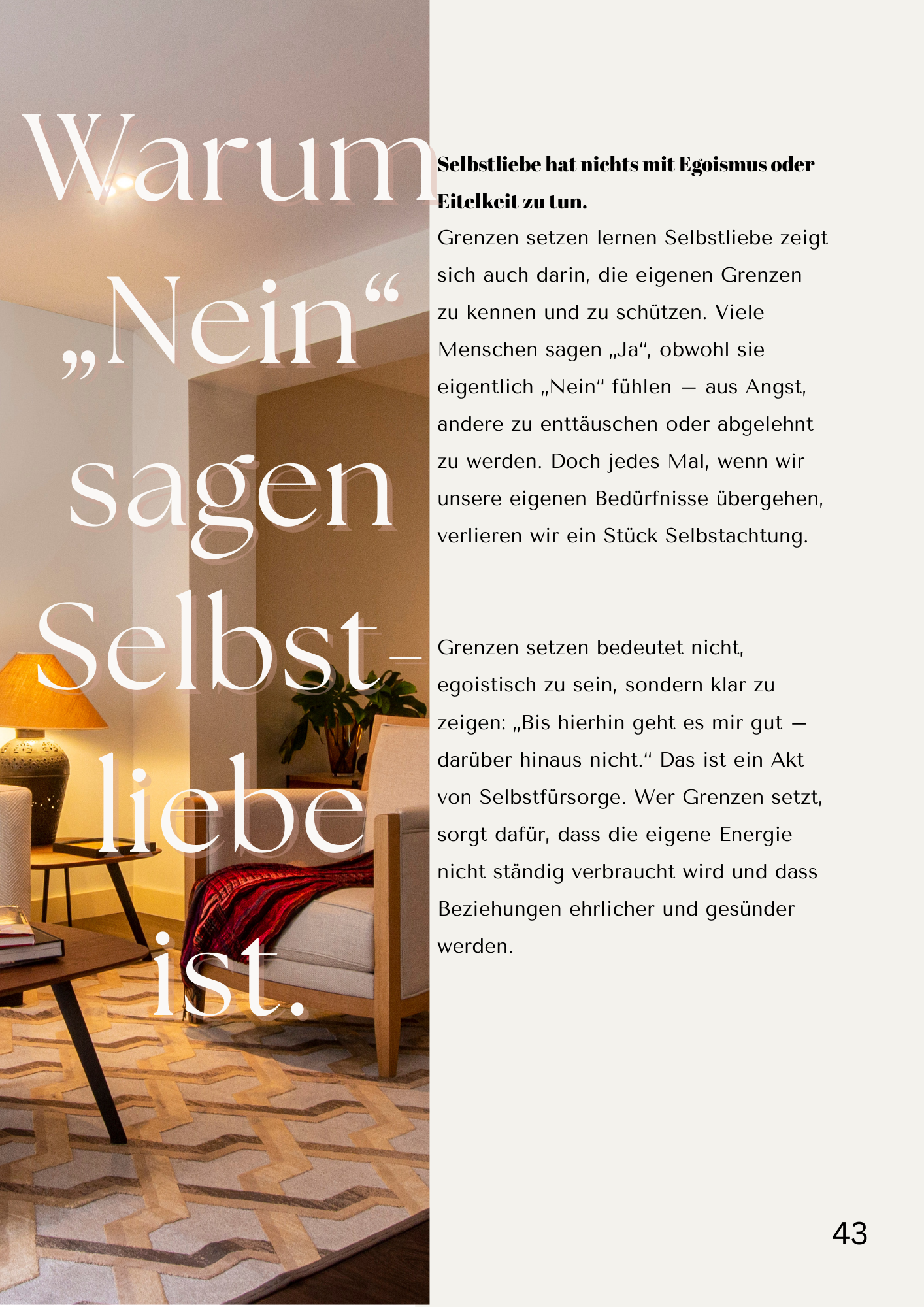 Nein sagen