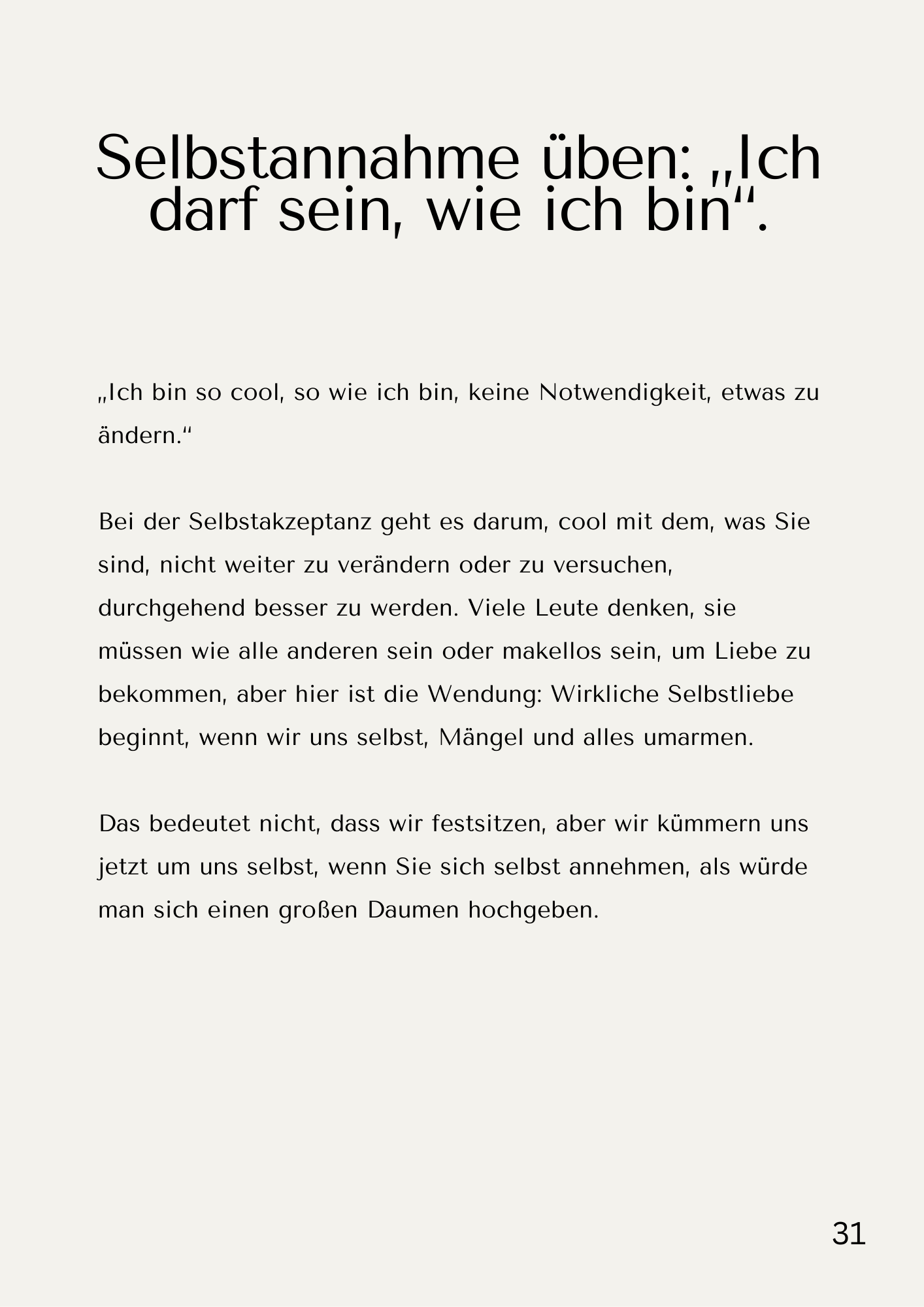 Übung dazu