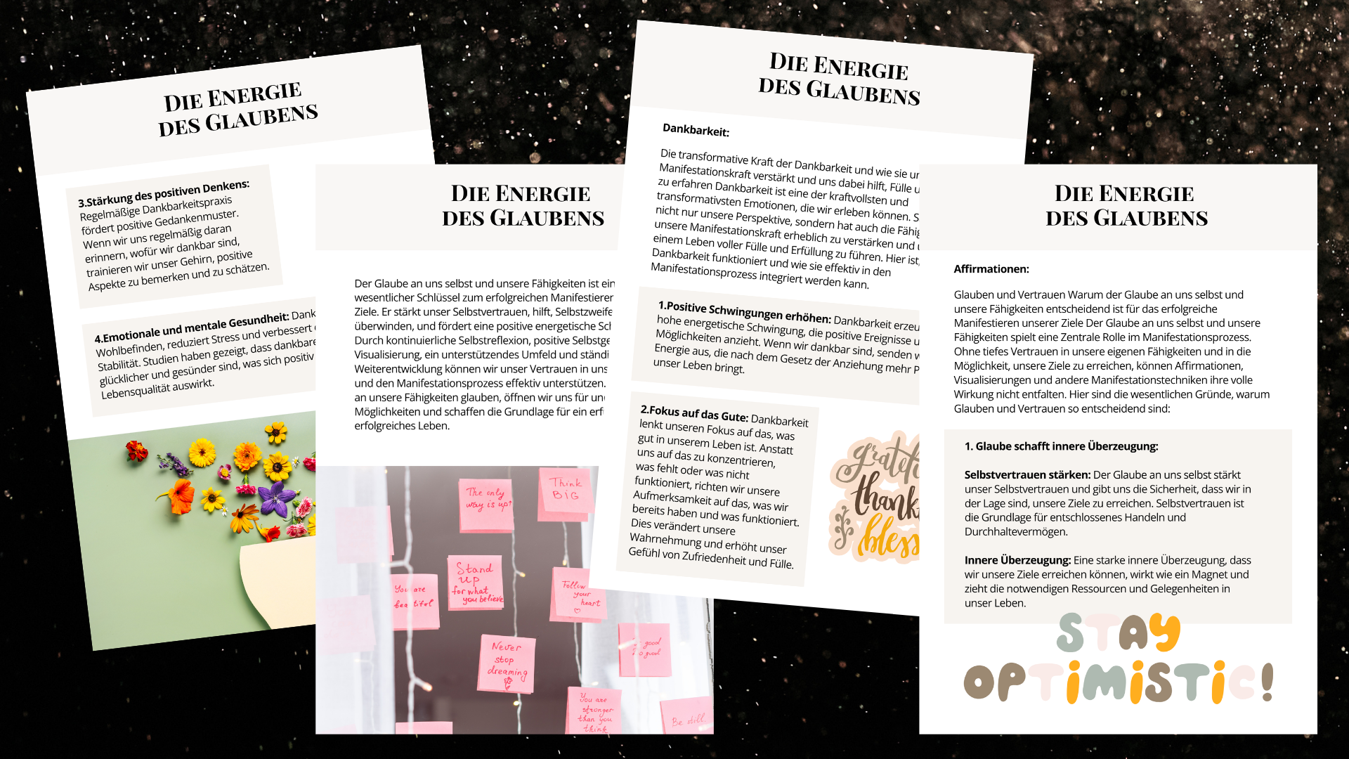 Die Kunst des Manifestierens
