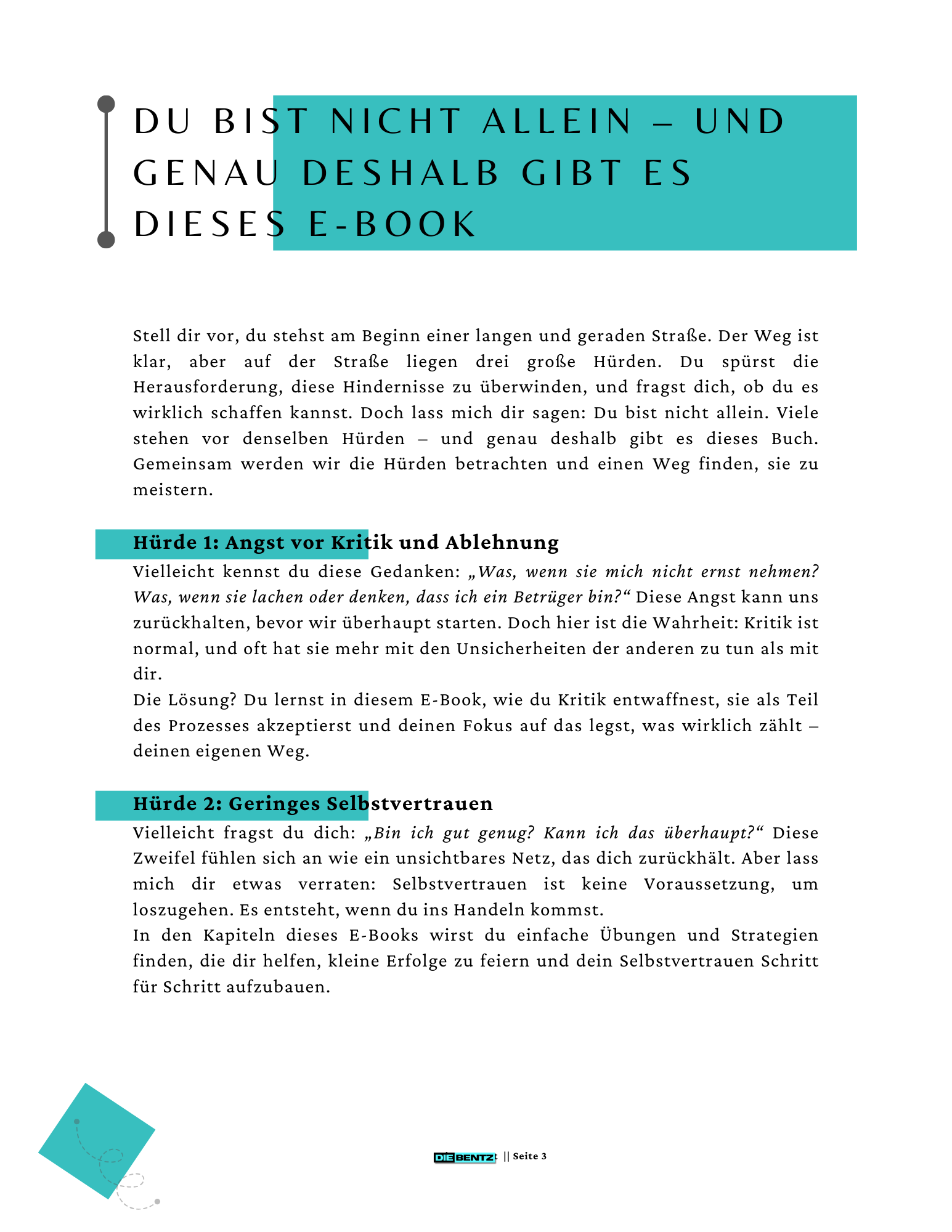 Original Seite aus dem E-Book Schluss mit Blockaden