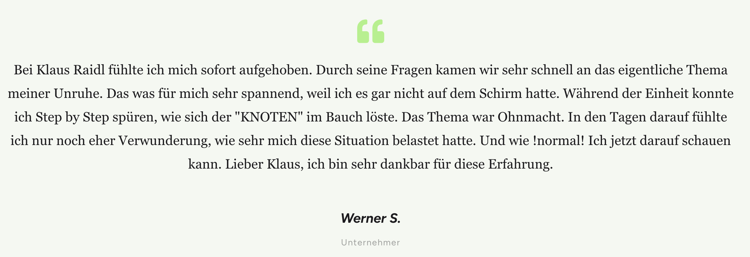 Erfahrung 3