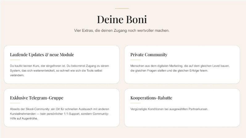Deine Boni
