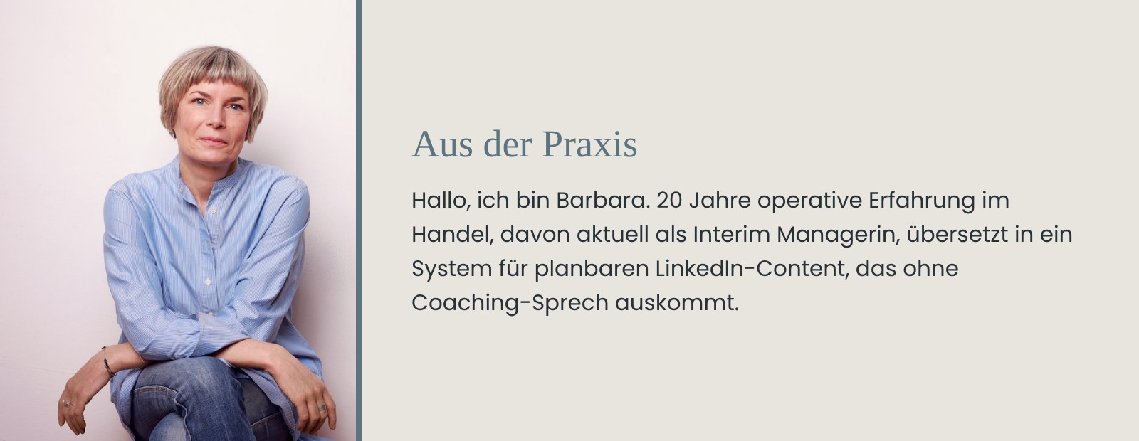 Hallo, ich bin Barbara