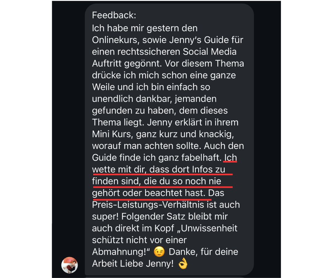 Feedback zum Onlinekurs