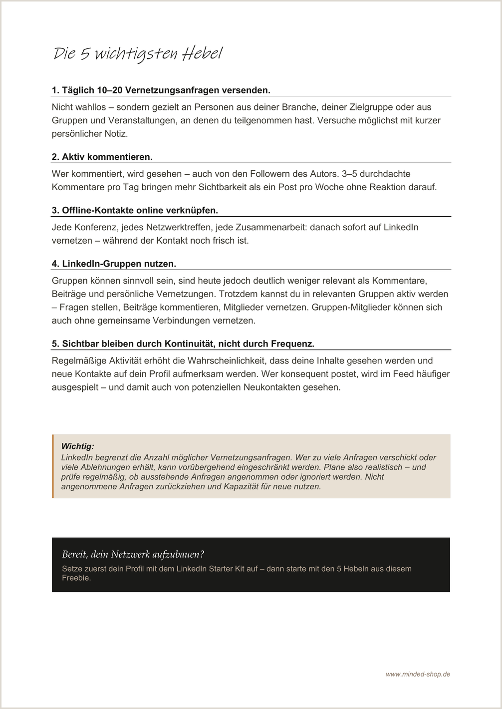 Freebie - Let`s Netz
