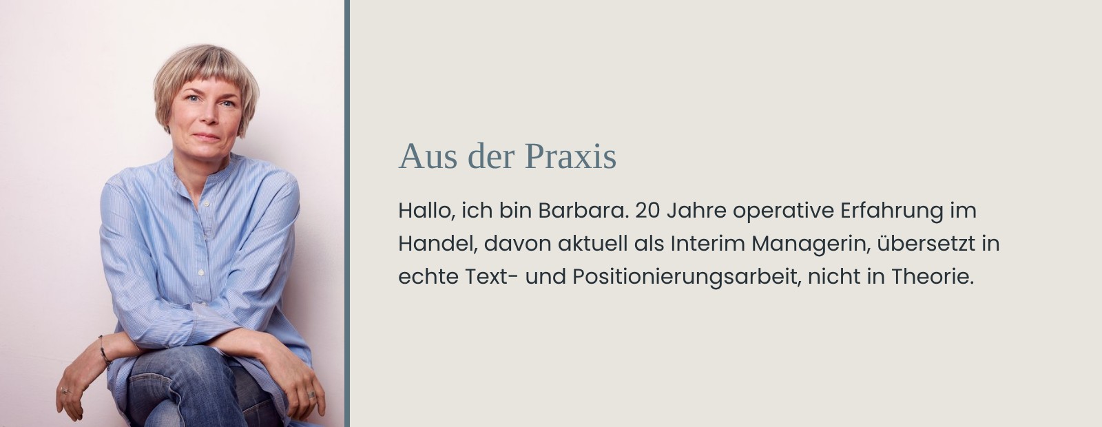 Hallo, ich bin Barbara