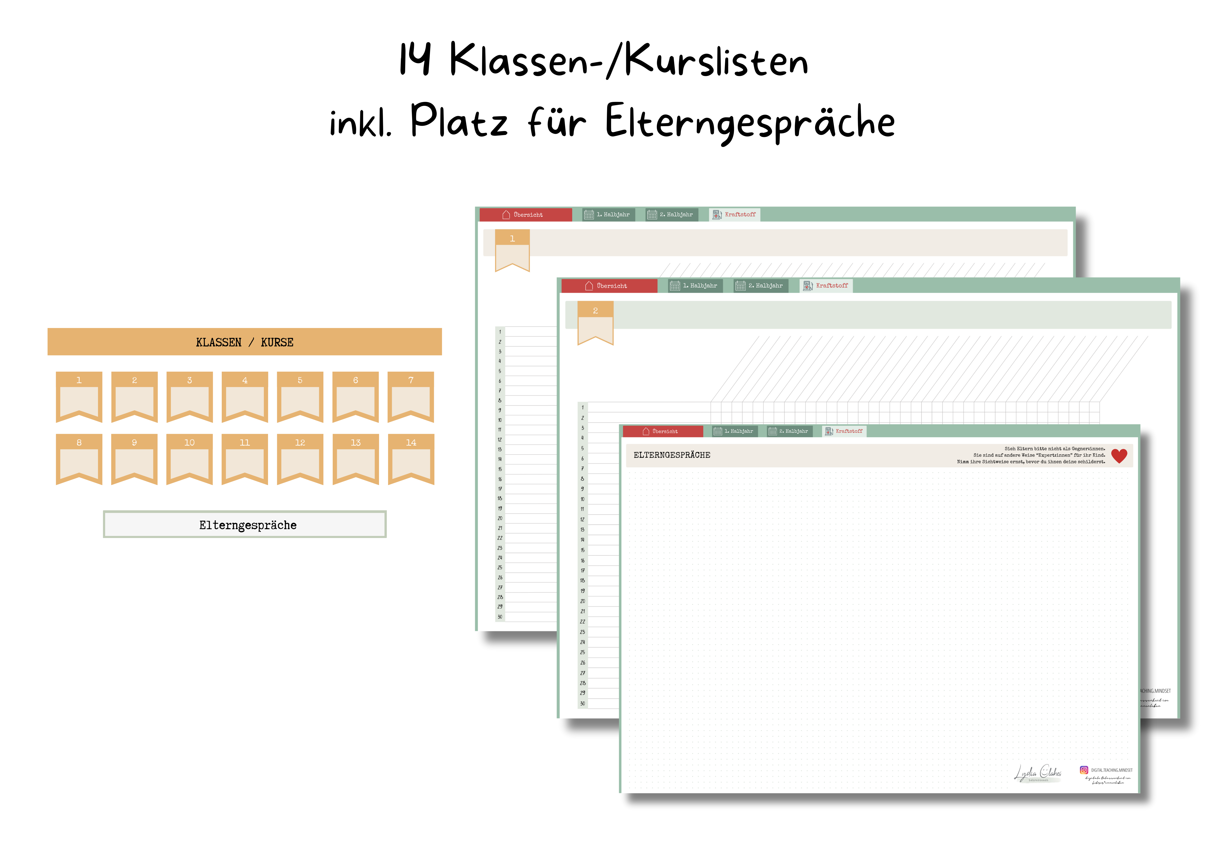 Klassenlisten & Elterngespräche