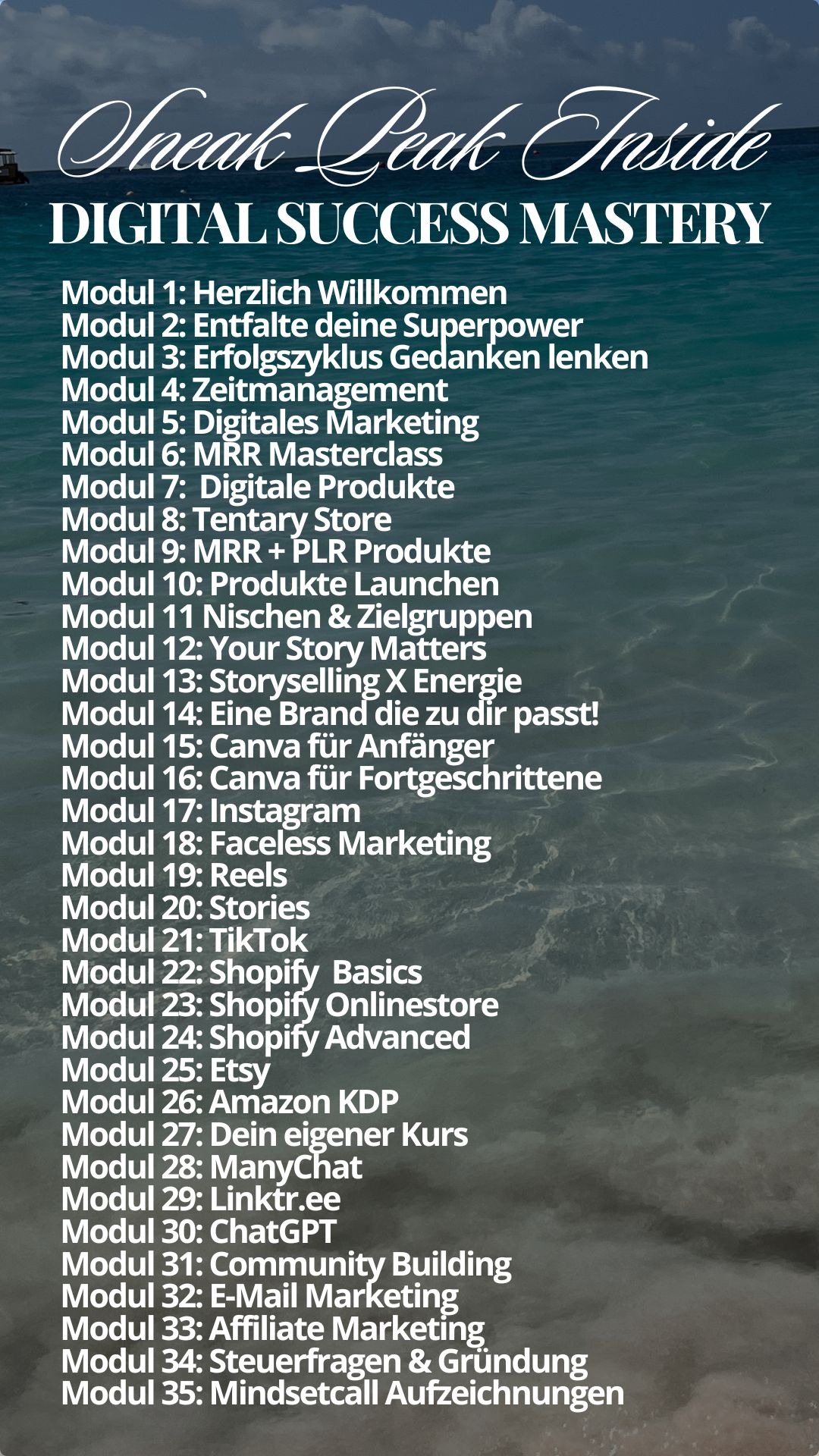 Modulübersicht
