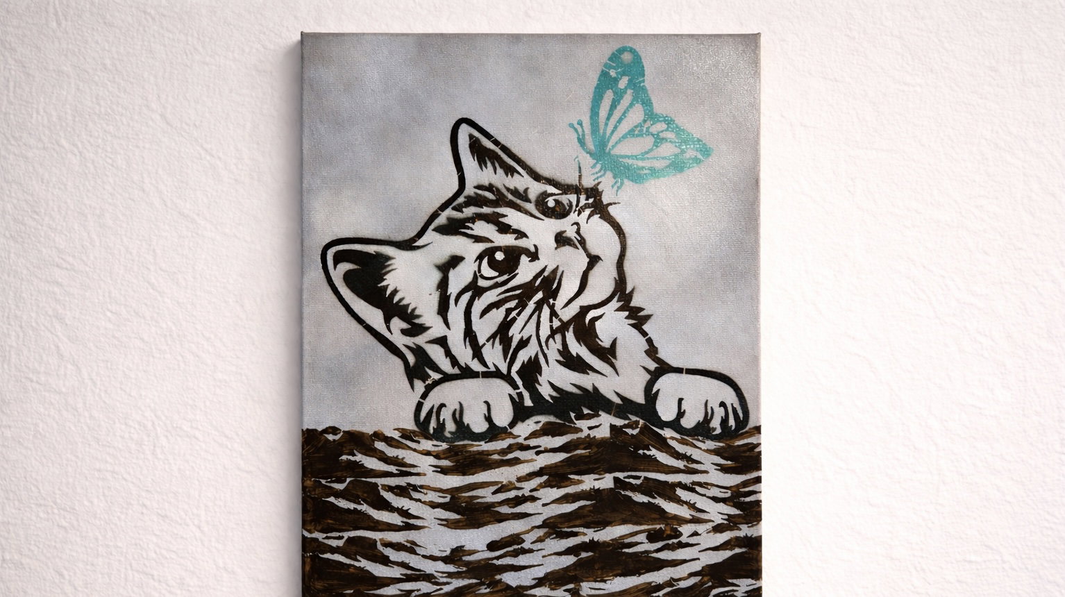 1. Titel: "Der Moment der Leichtigkeit" - 30 × 40 cm zu 25 € zzgl. 10€ Versand