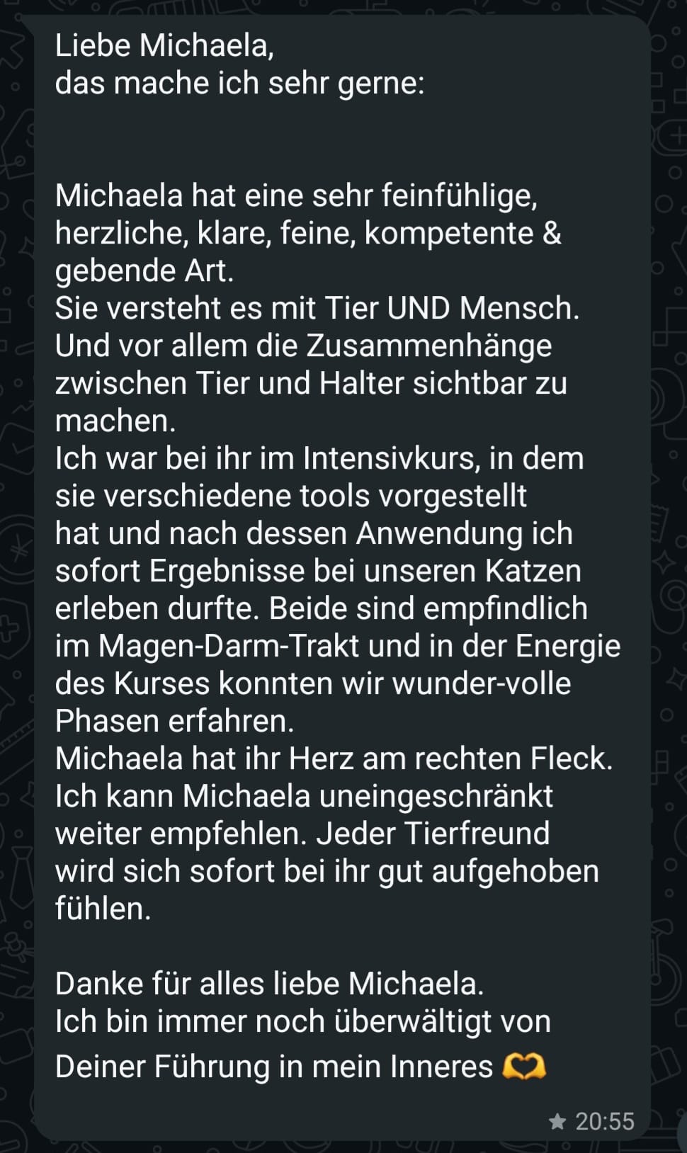 Kundenfeedback Intensivkurs