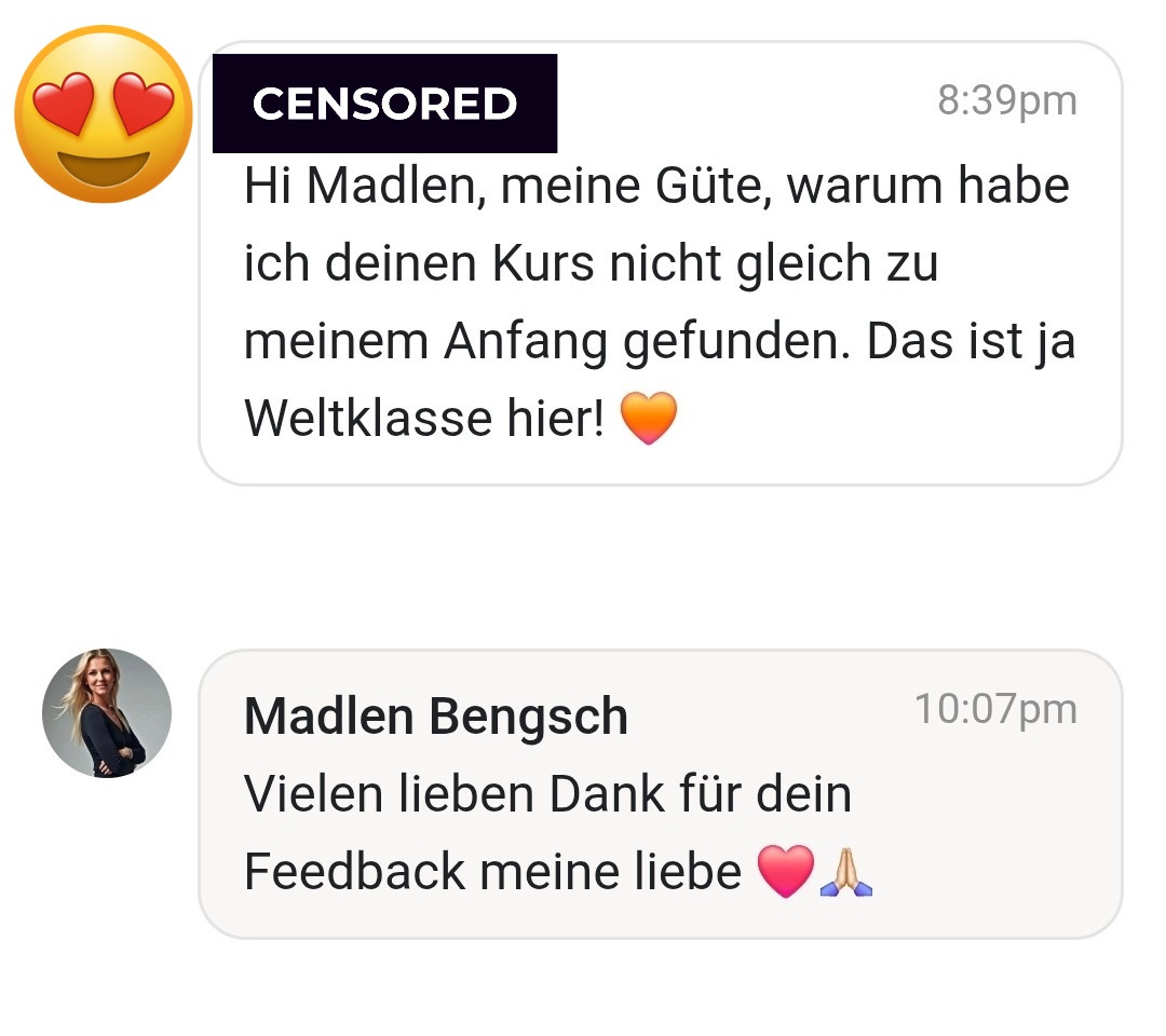 Nachrichten Feedback Screenshot