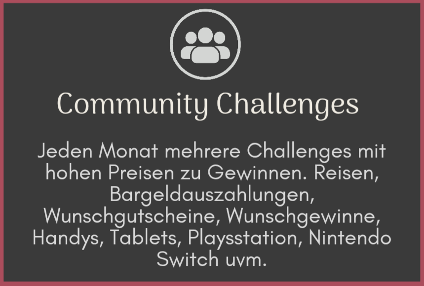 Community Challenges und Aktionen