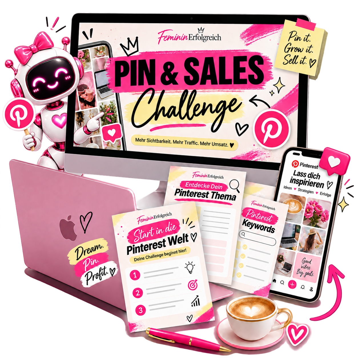 7 Tage Pinterest Challenge von FemininErfolgreich