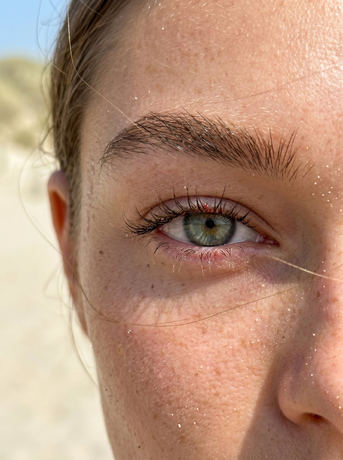 AI-directed close beauty detail concept visual