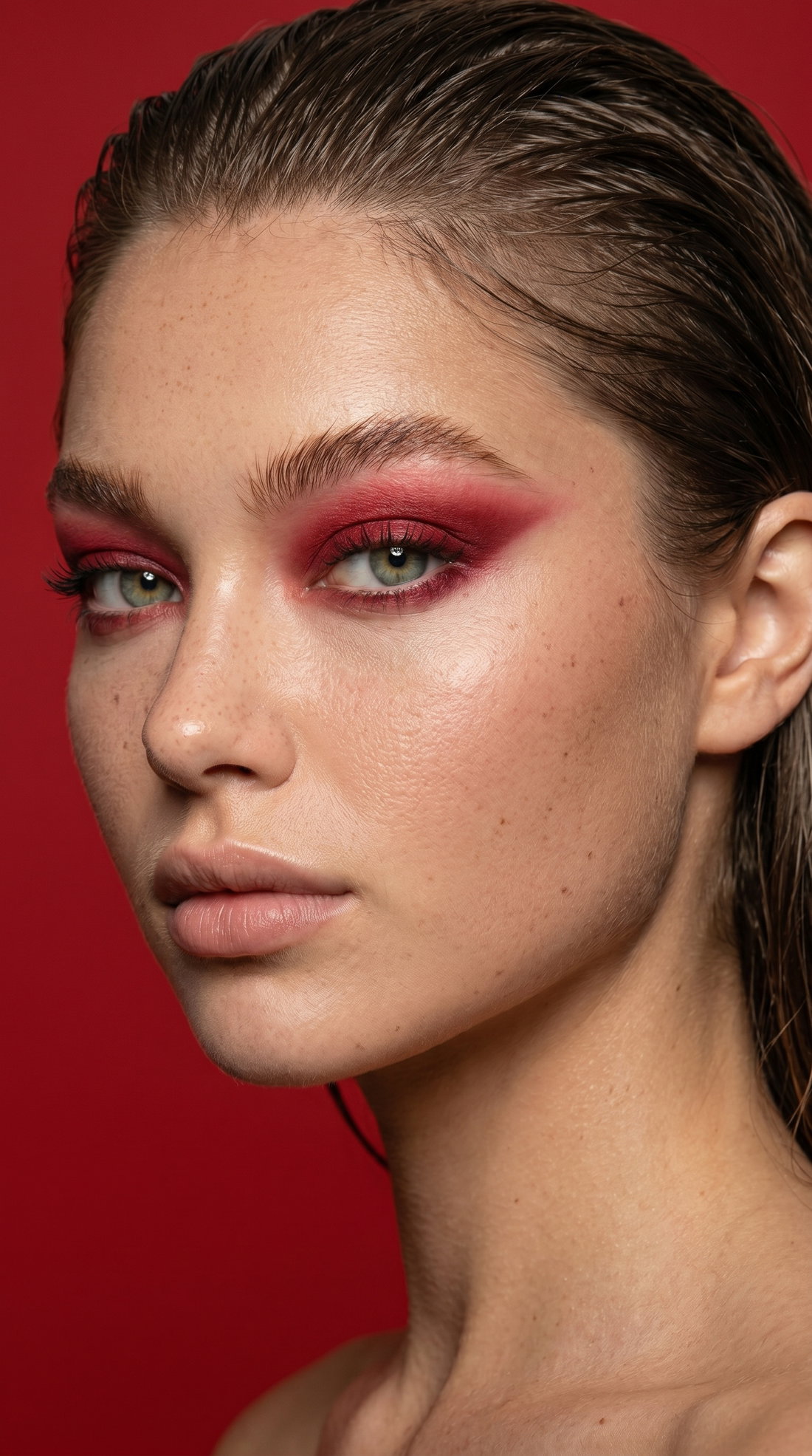 AI-directed editorial beauty concept visual
